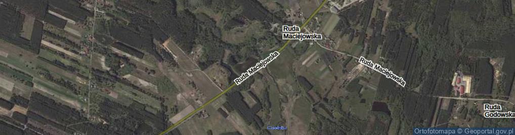 Zdjęcie satelitarne Ruda Maciejowska ul.